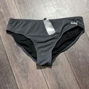 Baleaf gray swim bottoms, size Medium (40)